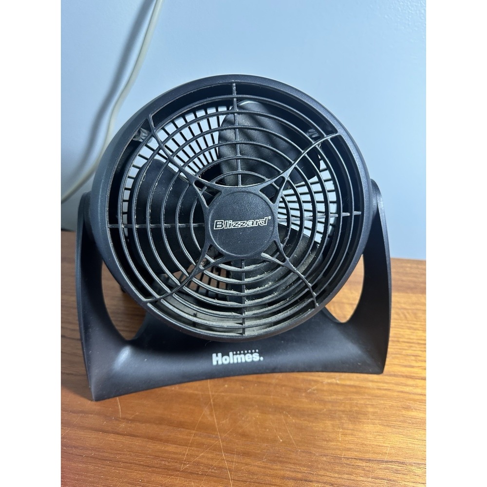 Holmes Blizzard 8-Inch Tabletop Air Circulator Fan with 3 Speeds and 90 Tilt in